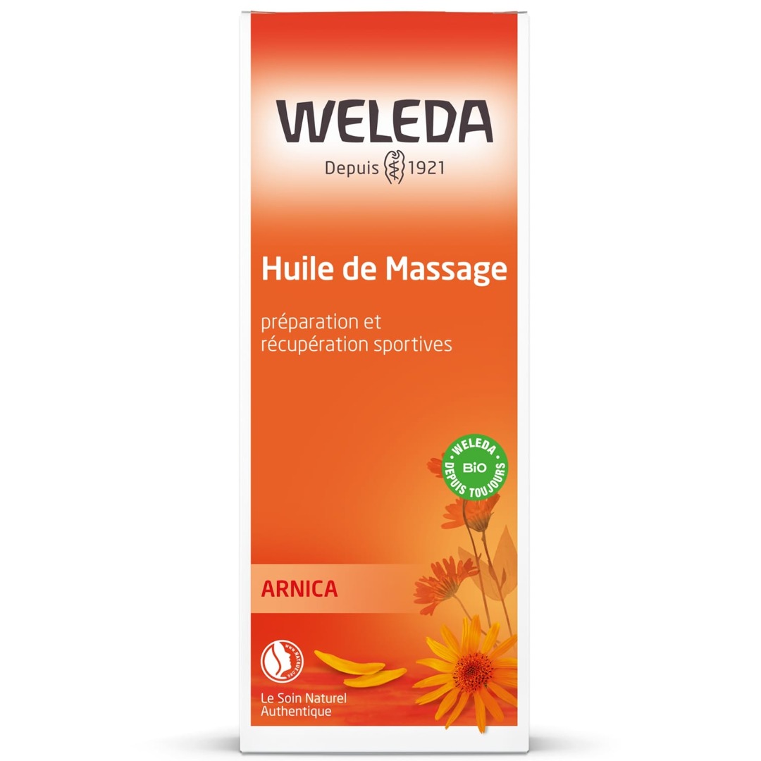 image Weleda Arnica Huile de Massage - 100 ml (flacon pompe)  