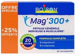 image Boiron magnésium 300+ 80cp+20cp offerts