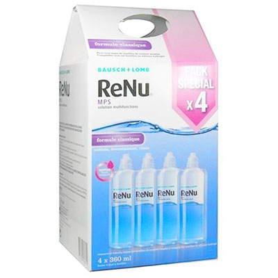 image RENU MPS Solution Multifonctions - 4x360ml  