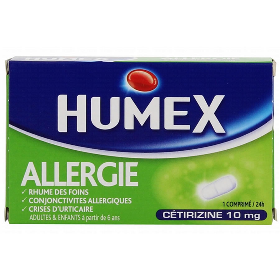 image HUMEX ALLERGIE Cetirizine 10 mg – 7 comprimés