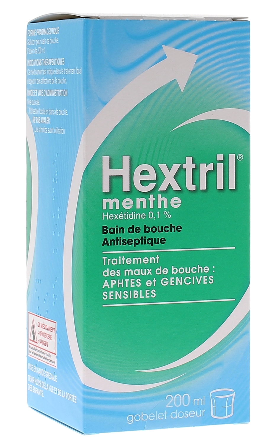 image Hextril Menthe Bain de Bouche Antiseptique 200.0 ml