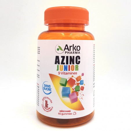 image Azinc junior multi-vitamines flacon 60 