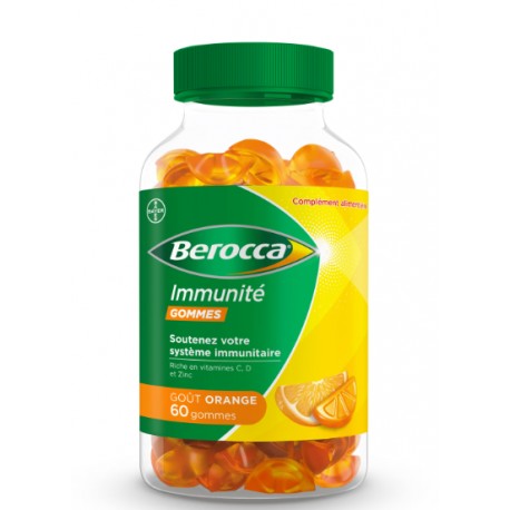 image BEROCCA IMMUNITE 60 GOMMES  