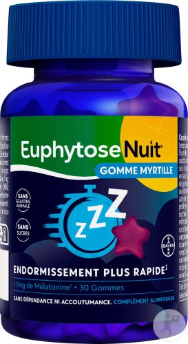 image Euphytose nuit gomme myrtilles 